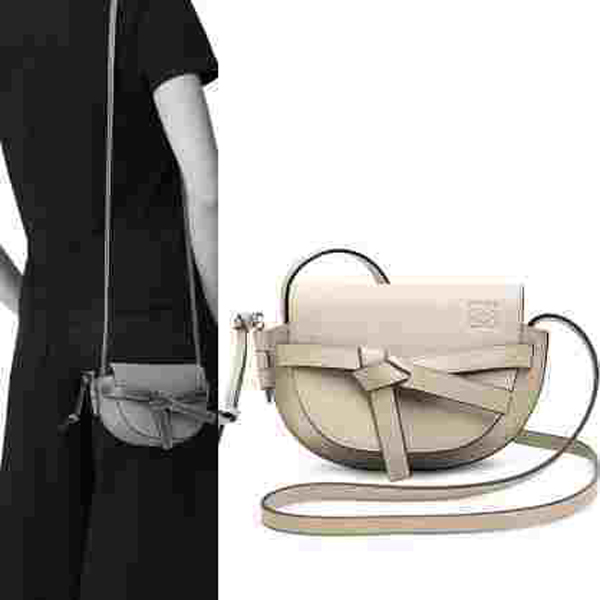 LOEWE ロエベ偽物 ゲートミニバッグ Gate mini textured-leather shoulder バッグ☆321.12.U64